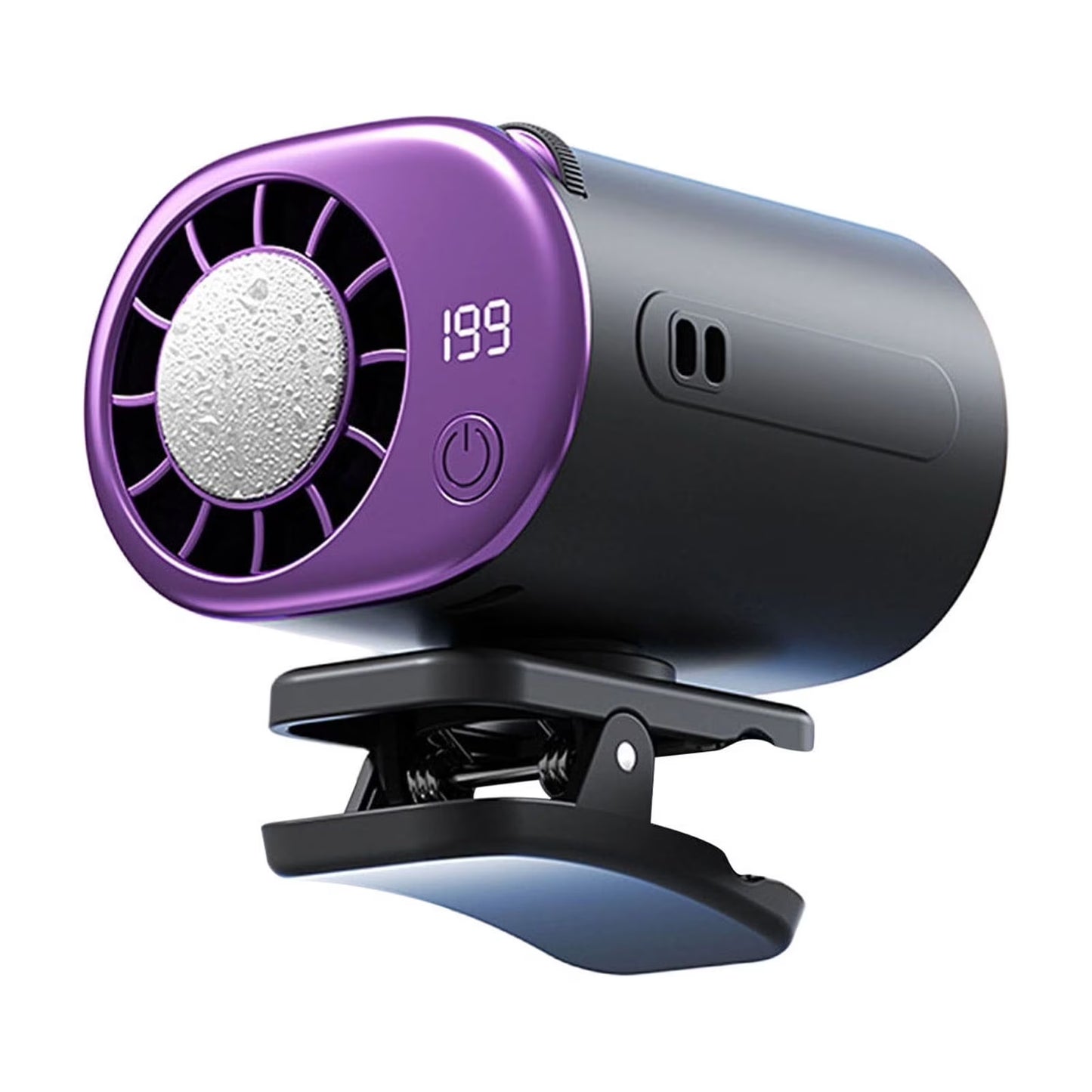 Safe Clip-On Cooling Fan for Car Seats — 360° Adjustable, Rechargeable & Long-Lasting