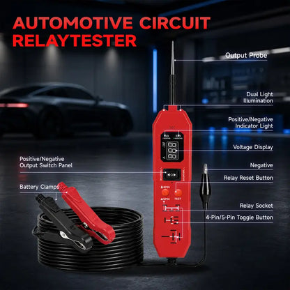 6V-24V Automotive Circuit Probe Tester – Fast Electrical Diagnostic Tool & Polarity Detector