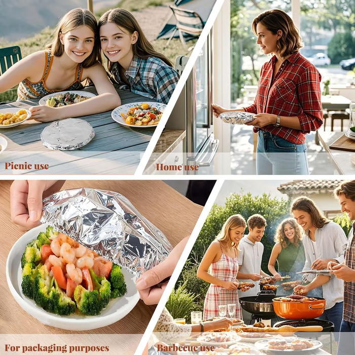 Reusable Aluminum Foil Food Insulation Cover