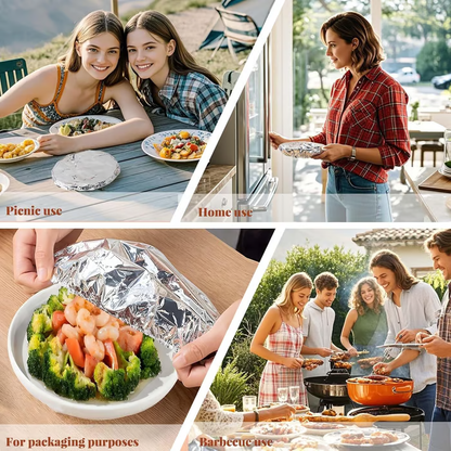 Reusable Aluminum Foil Food Insulation Cover