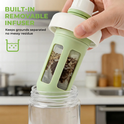 Reusable Portable Washable Cold Brew Coffee Tumbler