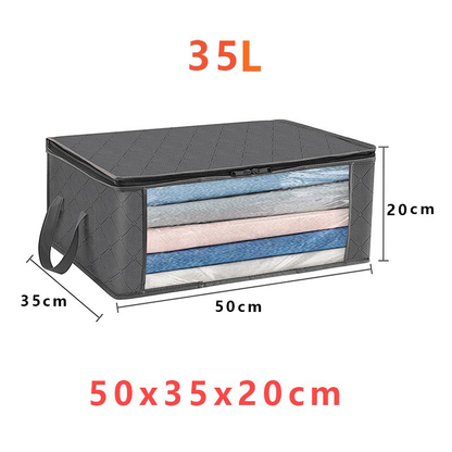 📦️ Large Dustproof Storage Box with Handle & Stackable Design 📦️