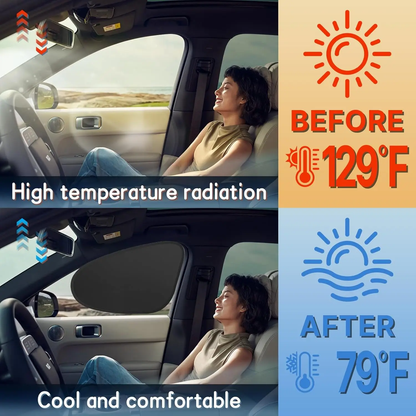 Car side window UV protection sunshade