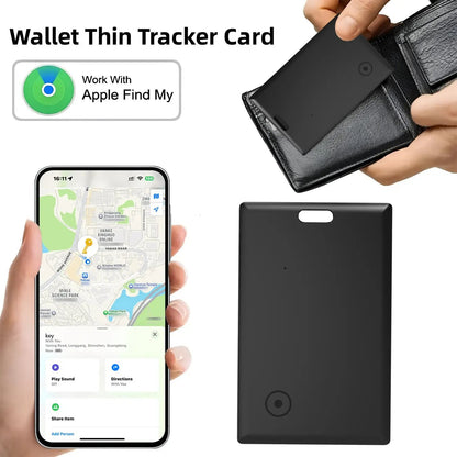 💖Hot 48% OFF🌹2026 Slim Bluetooth Tracker Card | Apple MFi Certified | Works with Find My 📱