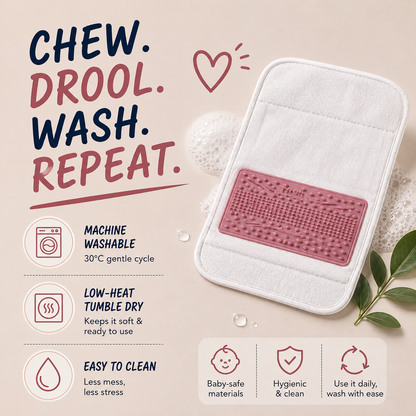 2-in-1 Baby Carrier Teething & Drool Pad