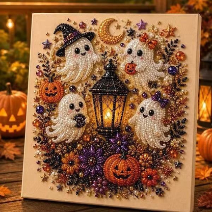 Halloween Pearl Art DIY Kit – Turn Tiny Pearls into Spooky