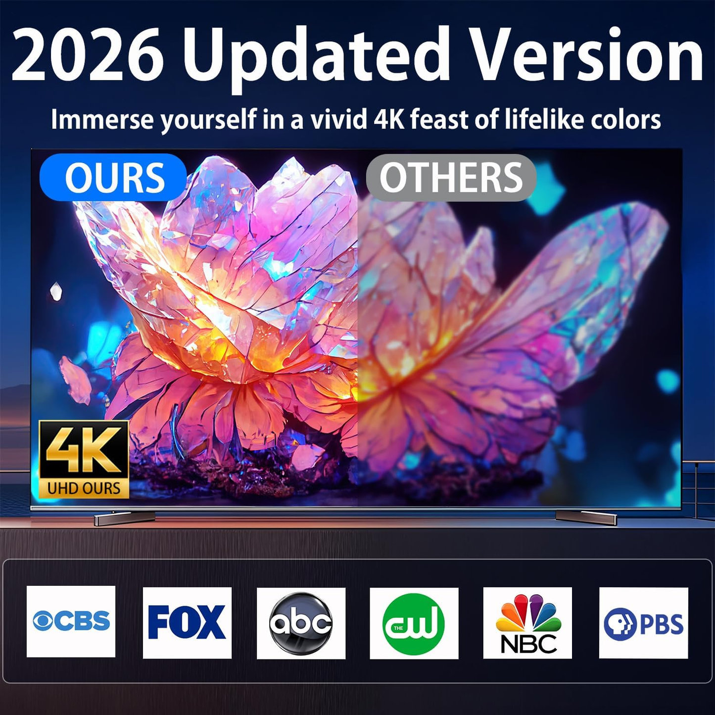 4K Indoor TV Antenna – Free Channel Viewing