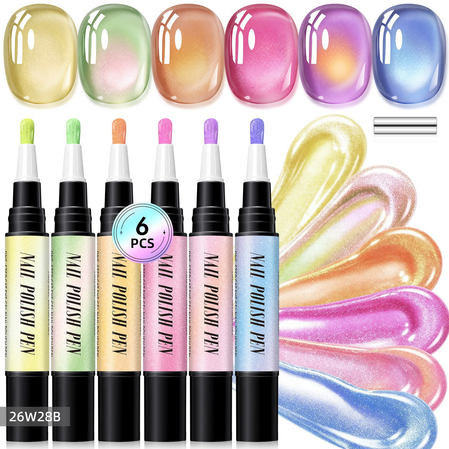 5-in-1 Aurora Effect Gel Nail Polish Pen