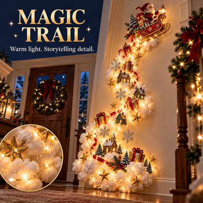 Christmas Magic Trail Wall Light – Turn Walls Into Holiday Wonder