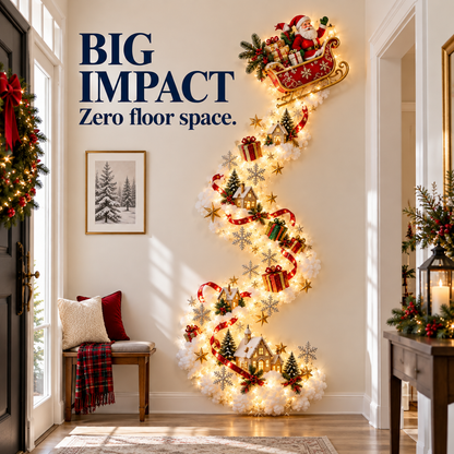 Christmas Magic Trail Wall Light – Turn Walls Into Holiday Wonder