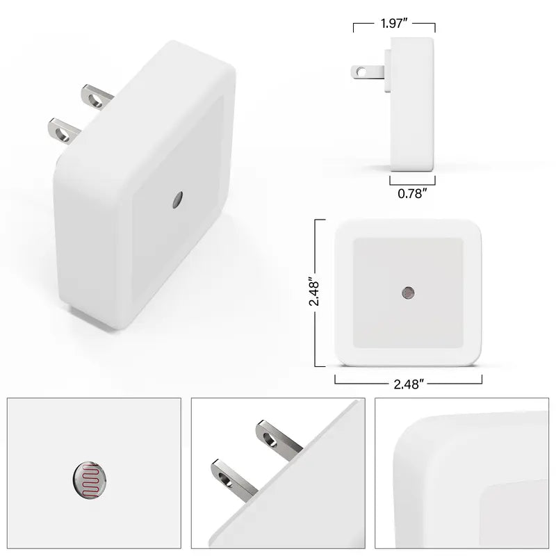 Bamafrontierma™ Night Lights Plug into Wall-Auto-On/Off