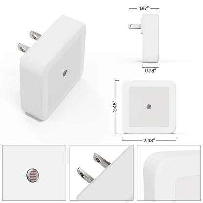 Bamafrontierma™ Night Lights Plug into Wall-Auto-On/Off
