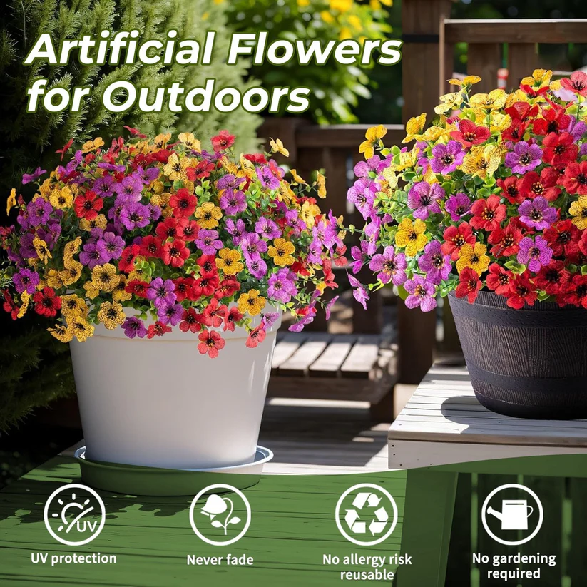 💐Everlasting Colorful Artificial Flower Bouquet💐