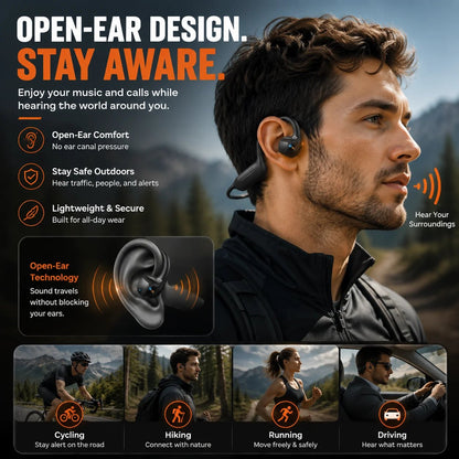 LAST DAY 49% OFF – 🎧 8MP Smart Camera Open-Ear Headset – POV Video, Calls & AI Assistance 🎥