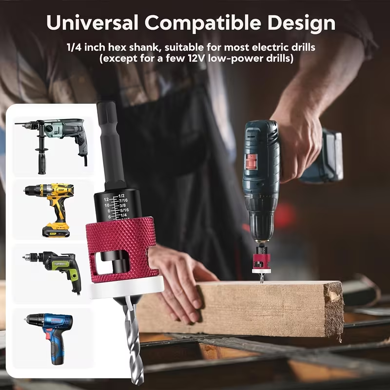 High carbon steel four-flute countersunk drill bit set