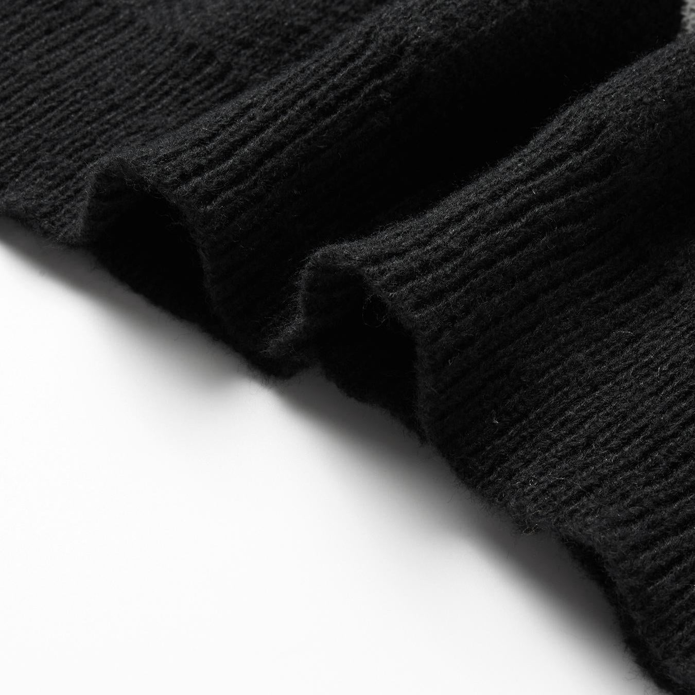 Skeleton Ribcage Oversized Knit Button Cardigan