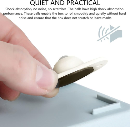 🏠Self-adhesive mini casters that can rotate 360 degrees🏠