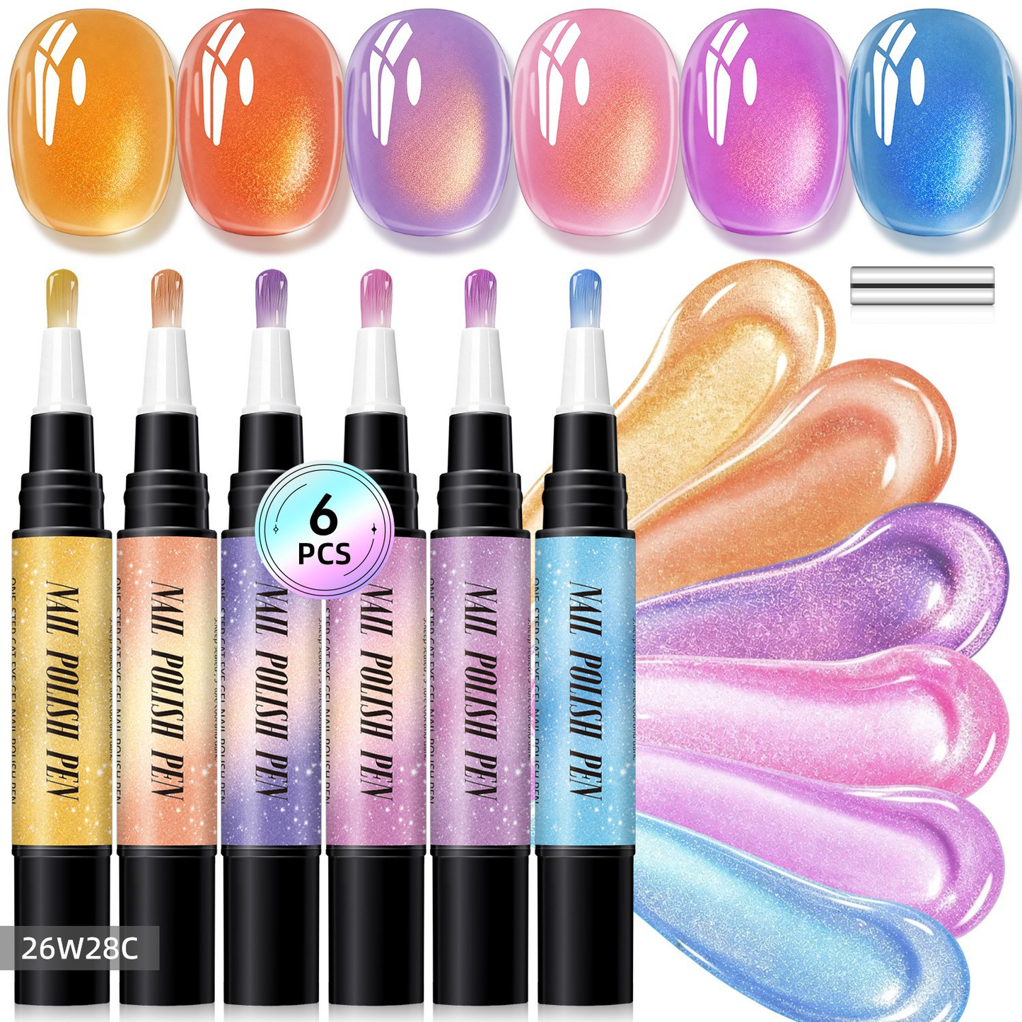 5-in-1 Aurora Effect Gel Nail Polish Pen