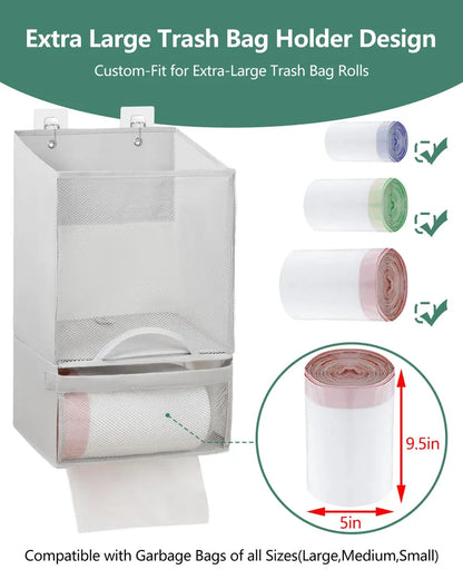 2-in-1 Durable Plastic Grocery Bag Holder