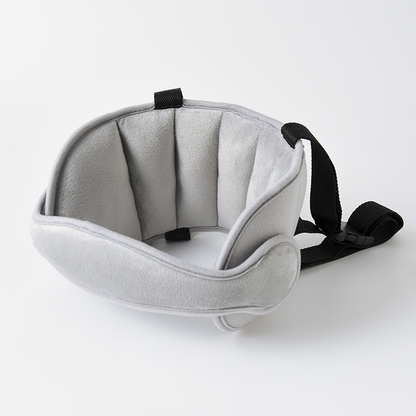 Child car seat headrest sleep support belt