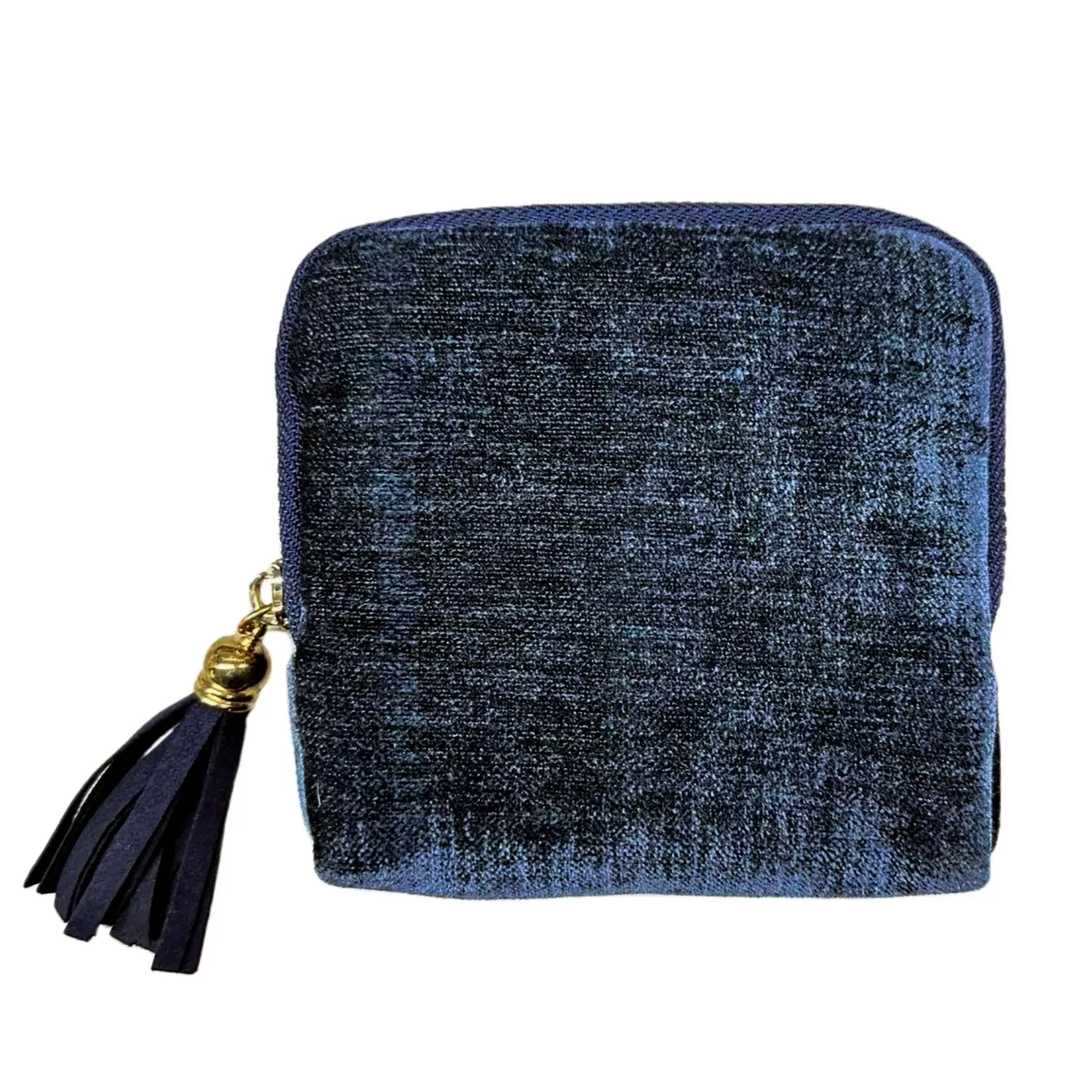 Portable travel jewelry organizer - 5 compartments, soft velvet lining
