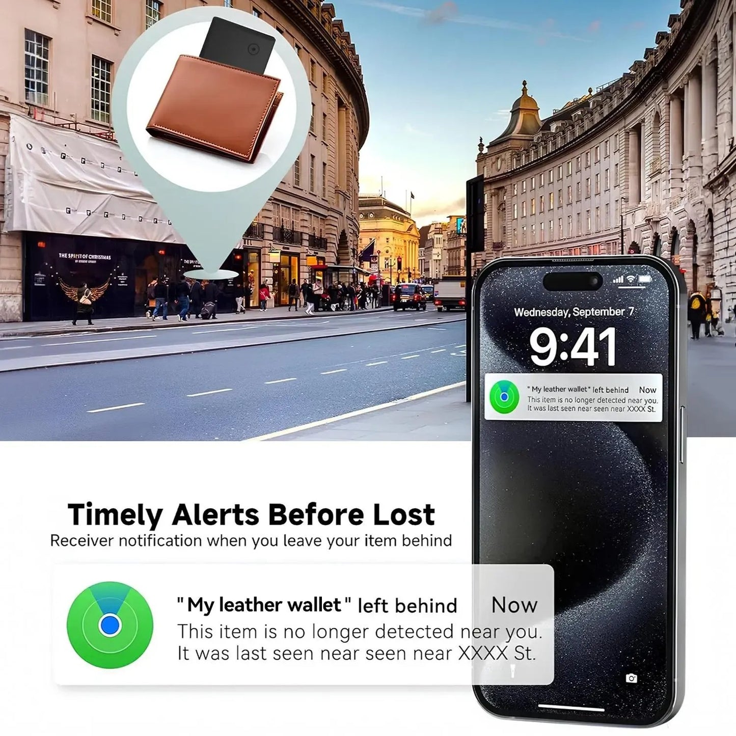 💖Hot 48% OFF🌹2026 Slim Bluetooth Tracker Card | Apple MFi Certified | Works with Find My 📱