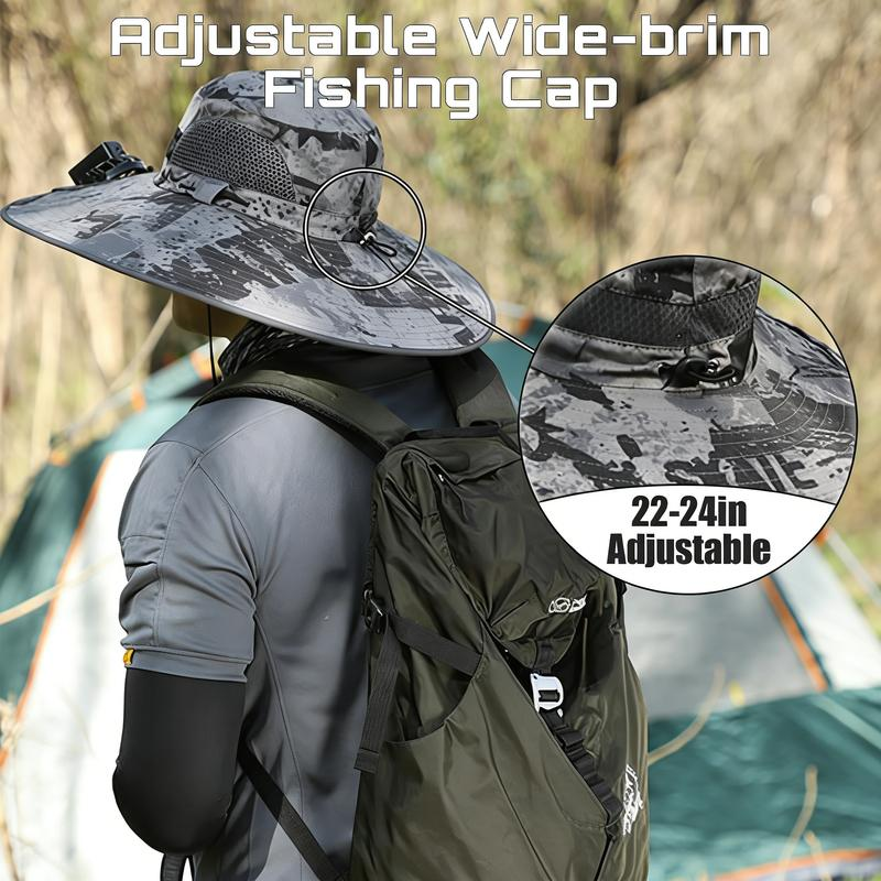 ☀️UPF 50+ Dual Solar Fan Wide Brim Cooling Hat☀️