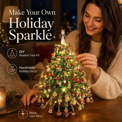 Create Your Own Sparkling Beaded Christmas Tree