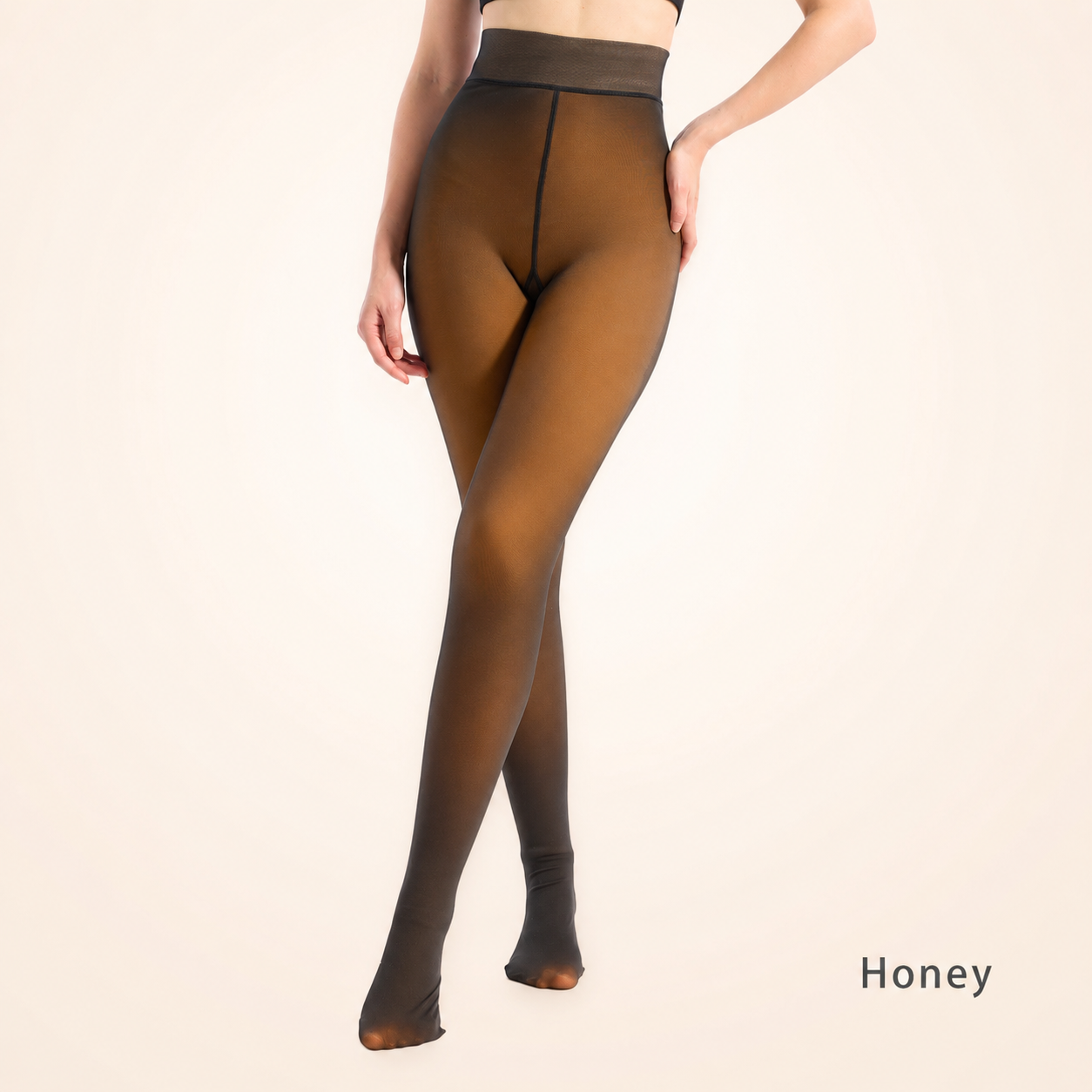 Ultra-Warm Fleece-Lined Fake-Sheer Tights | Flawless Winter Style