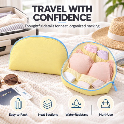 👛3-in-1 Waterproof Portable Travel Underwear Organizer Bag👛