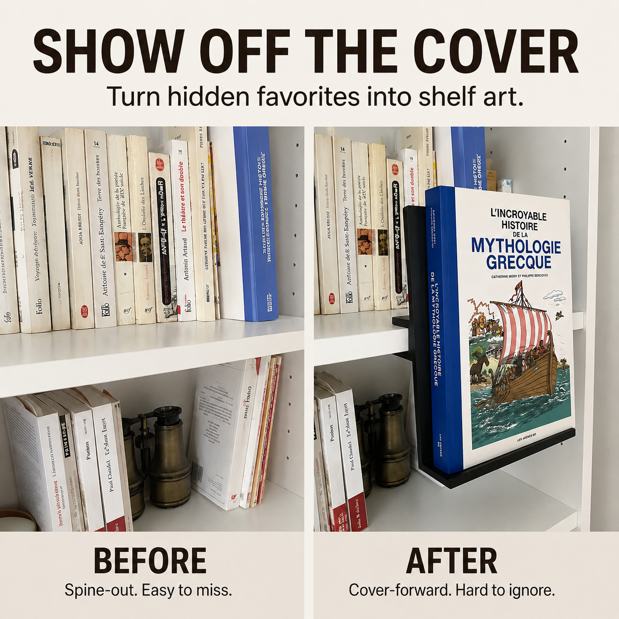 Invisible Floating Book Shelf– Create a Stunning Floating Book Display