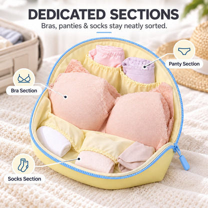 👛3-in-1 Waterproof Portable Travel Underwear Organizer Bag👛