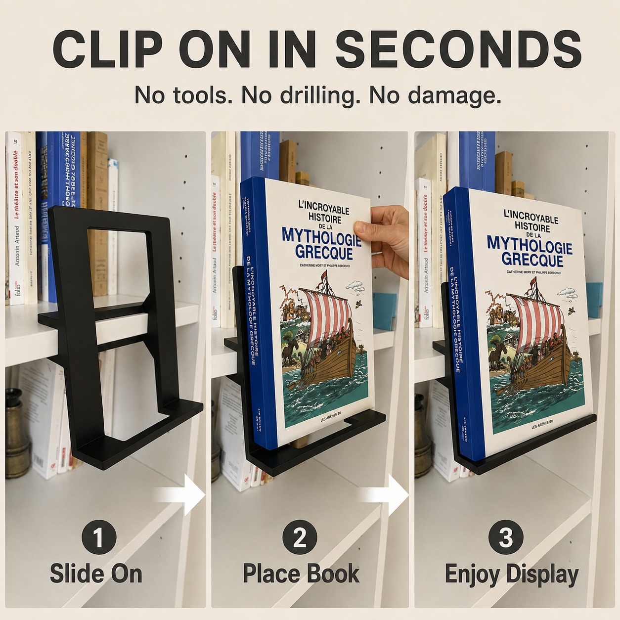 Invisible Floating Book Shelf– Create a Stunning Floating Book Display