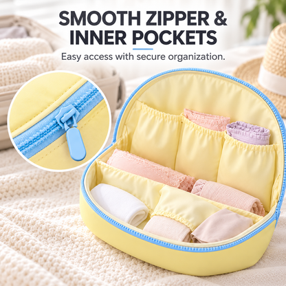👛3-in-1 Waterproof Portable Travel Underwear Organizer Bag👛