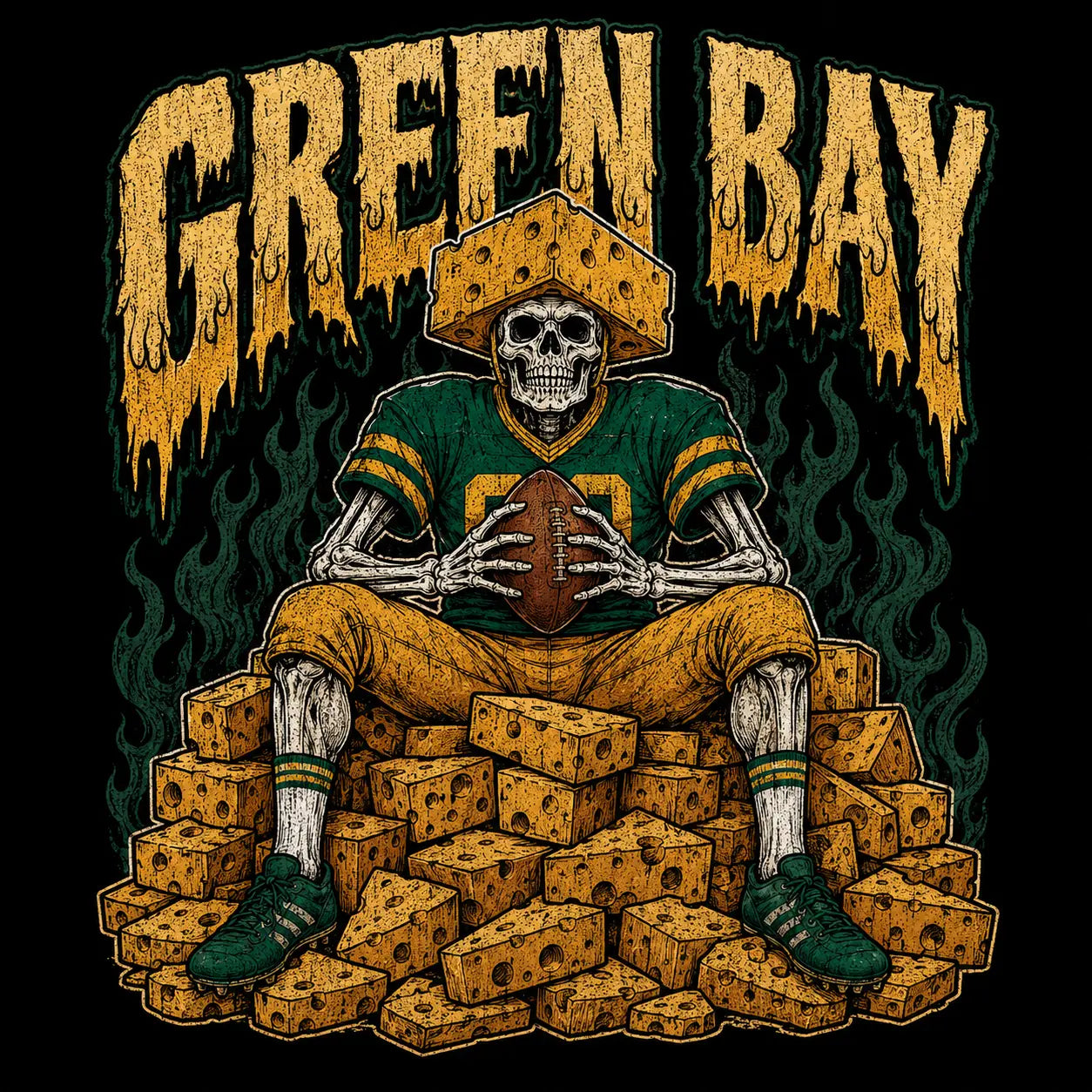 Vintage Football Graphic Crewneck Sweatshirt
