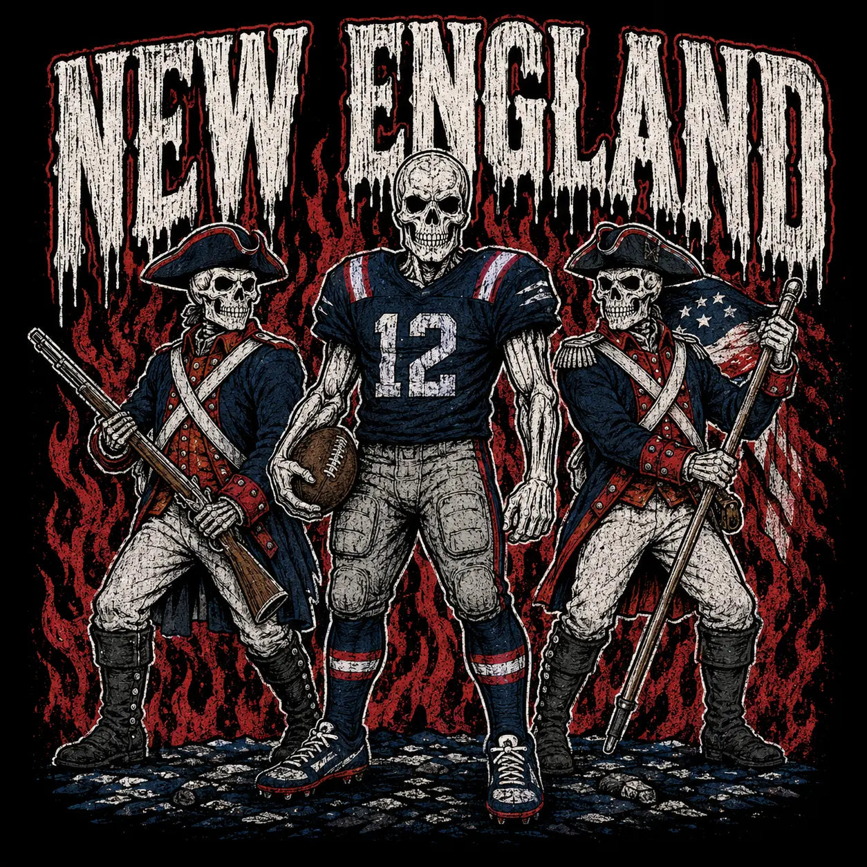 Vintage Football Graphic Crewneck Sweatshirt