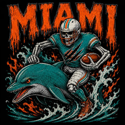 Vintage Football Graphic Crewneck Sweatshirt