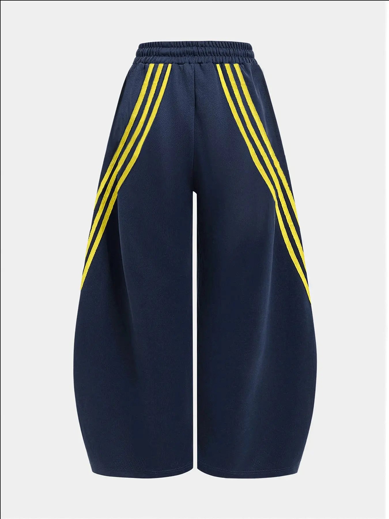 Retro Triple-Stripe Wide-Leg Pants Relaxed Comfort. Effortlessly Cool.