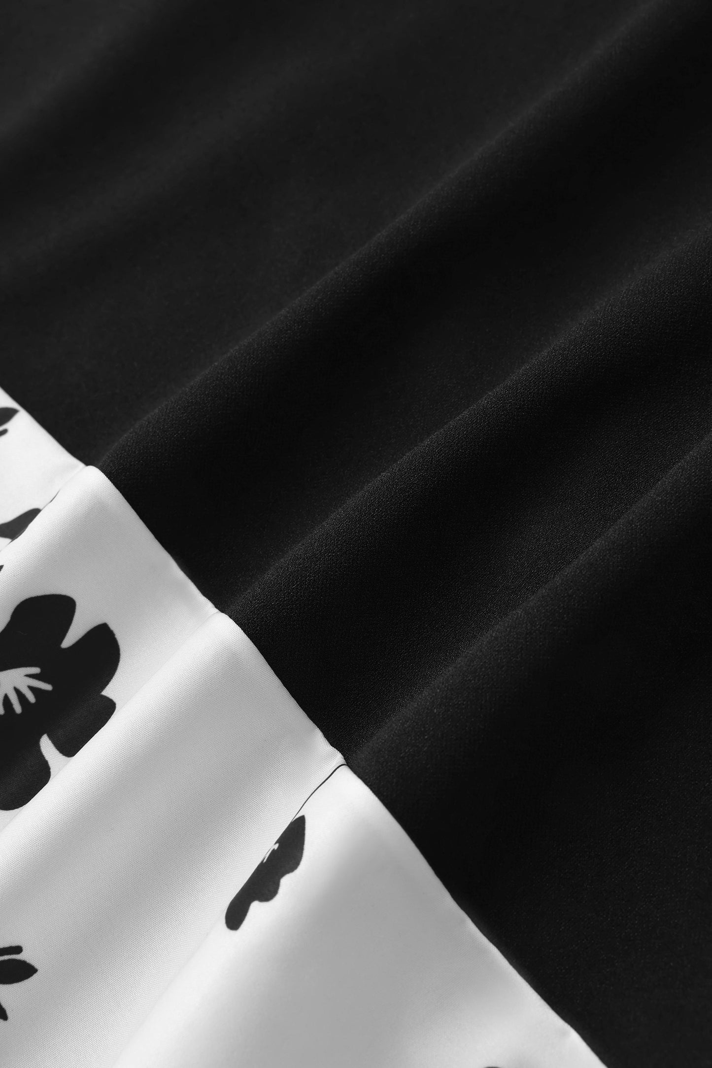 Women’s Viral Black & White Floral Maxi Dress – Elegant Spaghetti Strap Summer Dress