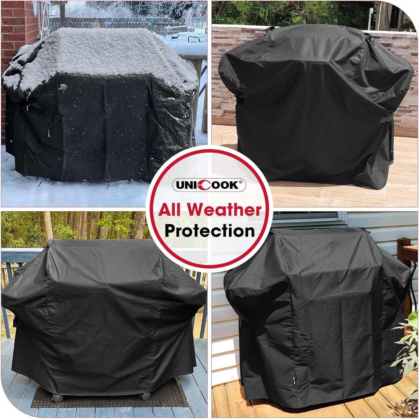 Heavy-Duty Waterproof BBQ Grill Cover