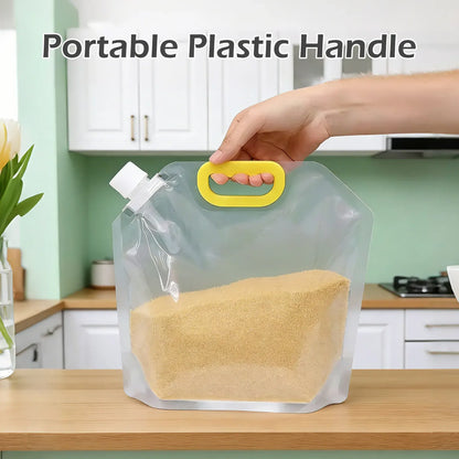 Reusable Airtight Food Storage Bags – Space-Saving Pantry Organizer