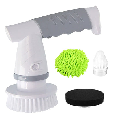Electric Spin Scrubber Brush Set — 320 RPM Waterproof Cleaning Power