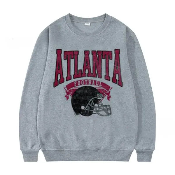 Vintage U.S. City Graphic Oversized Sweatshirt