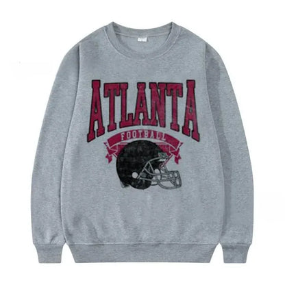Vintage U.S. City Graphic Oversized Sweatshirt