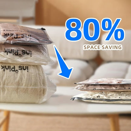Vacuum Bags for Travel with Wireless Rechargeable Pump