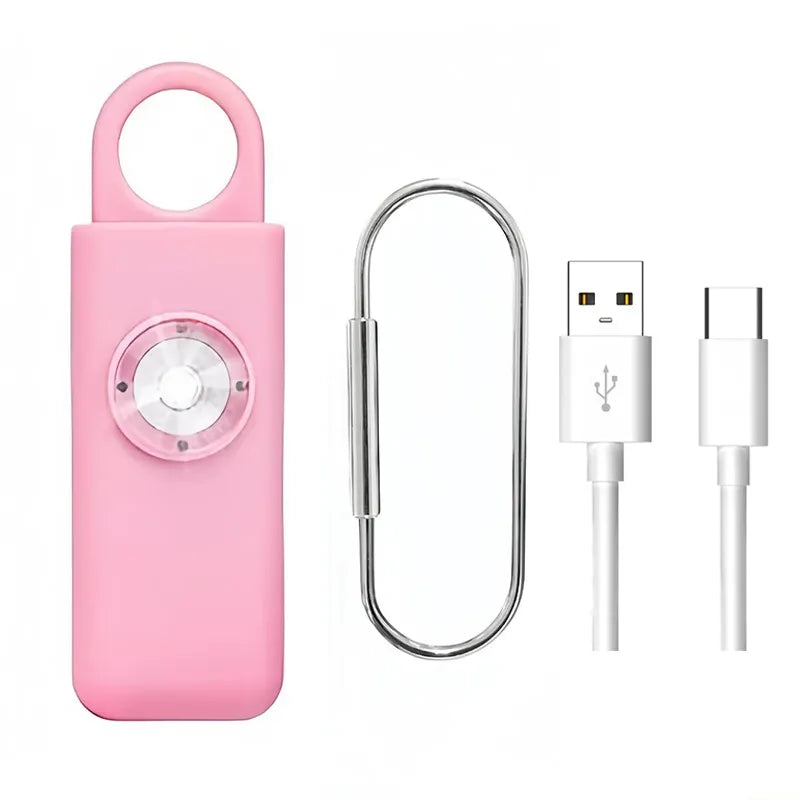 Personal Safety Alarm – 130dB Siren & LED Light for Women’s Self-Defense