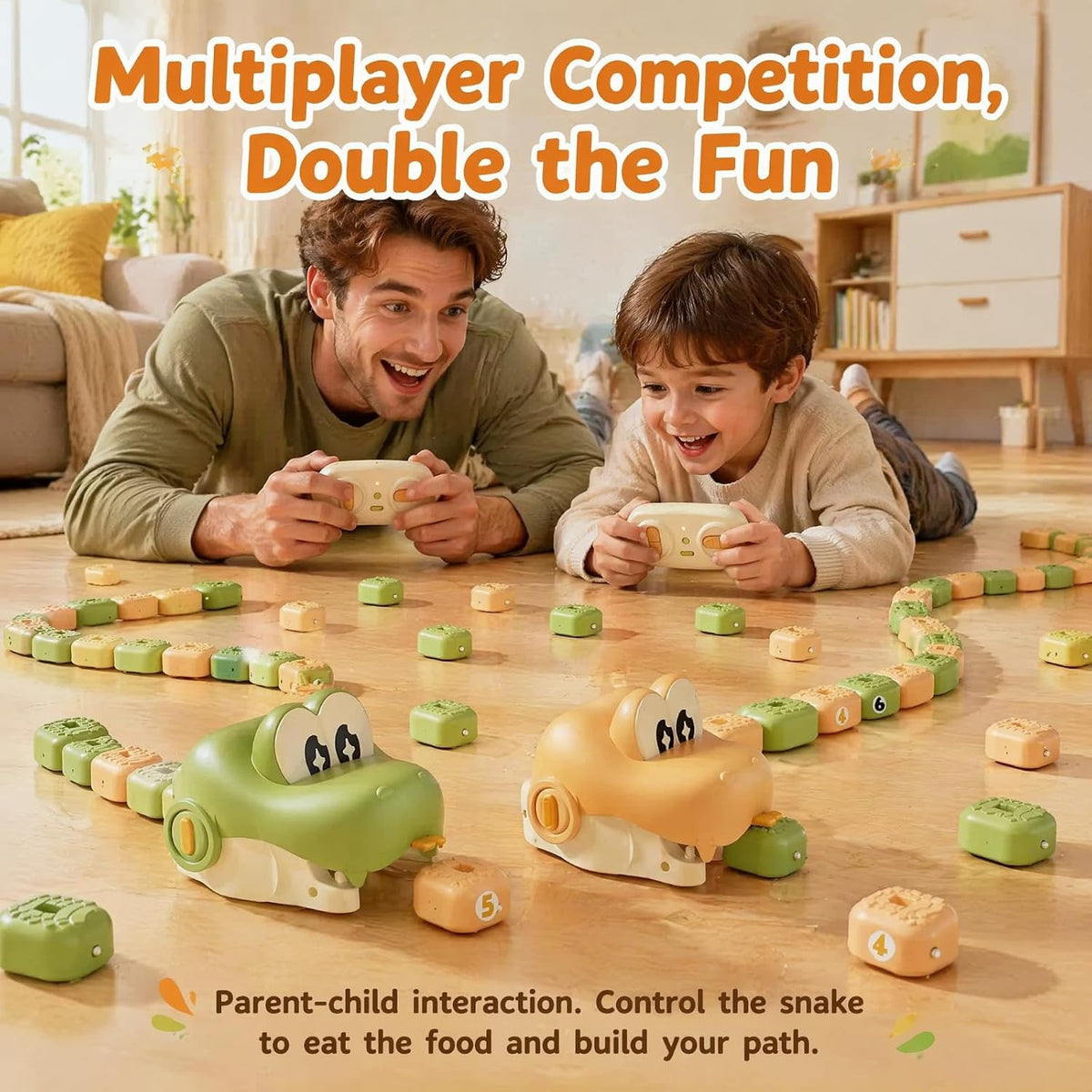Remote Control Snake Battle Game – Eat, Grow, Win Together