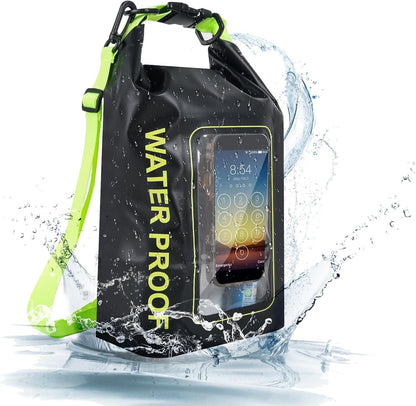 IP68 Waterproof Dry Bag with Touchscreen Phone Pocket – 68OZ/169OZ Crossbody for Kayaking, Fishing & Hiking**