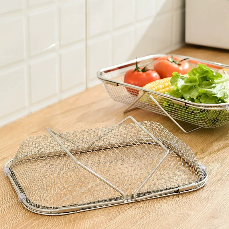 Expandable Stainless Steel Over-the-Sink Colander