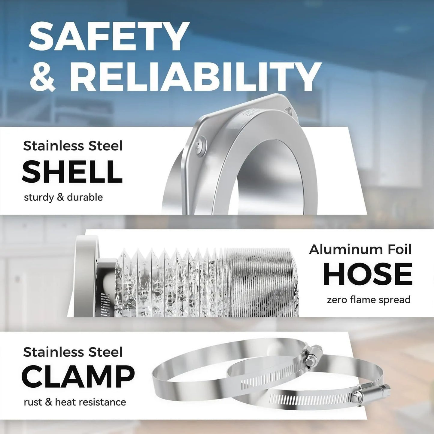 Magnetic Dryer Vent Connector – Quick Connect, Tight Seal